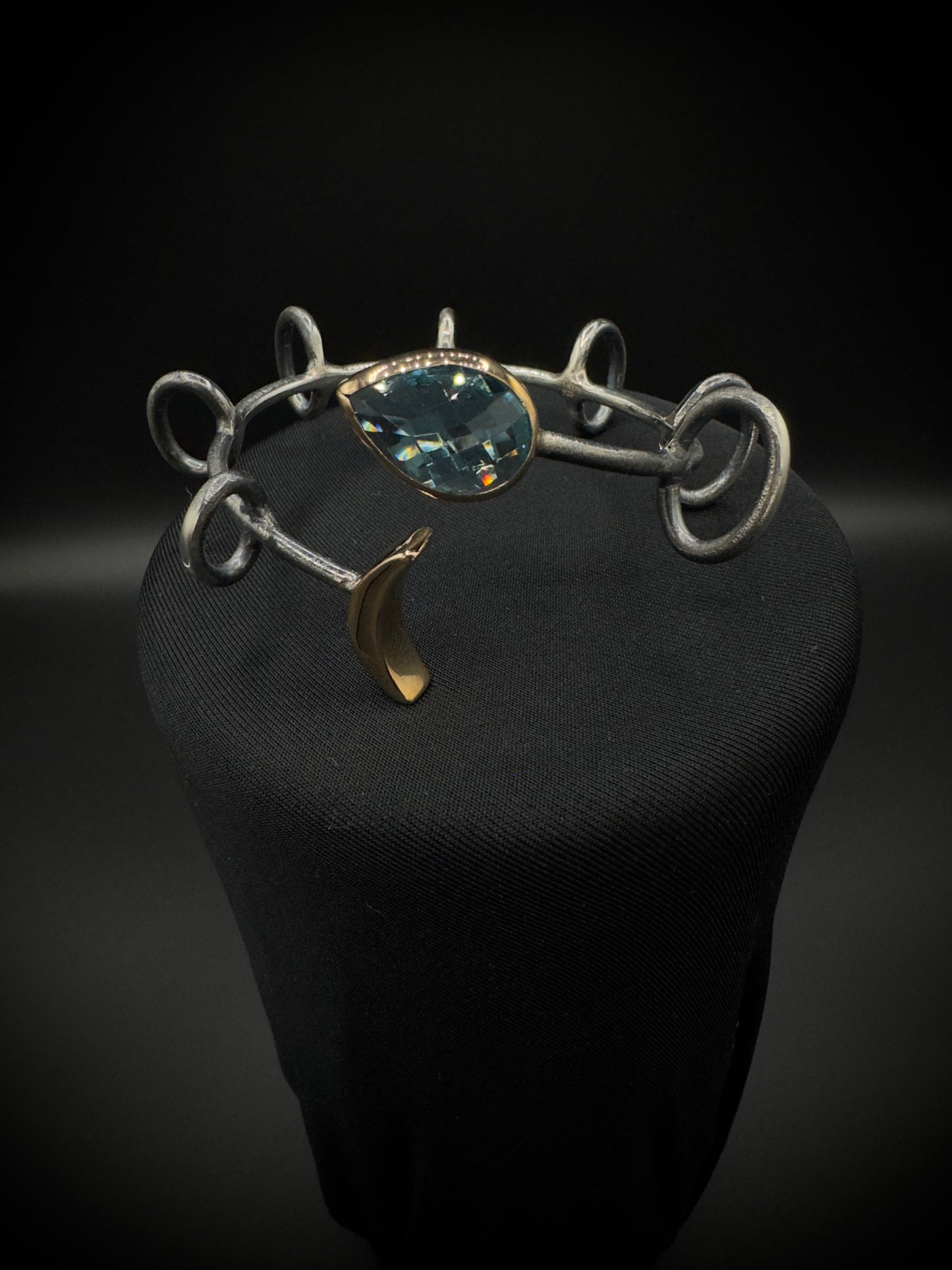 Fish Bone Bangle/ Cuff Bracelet