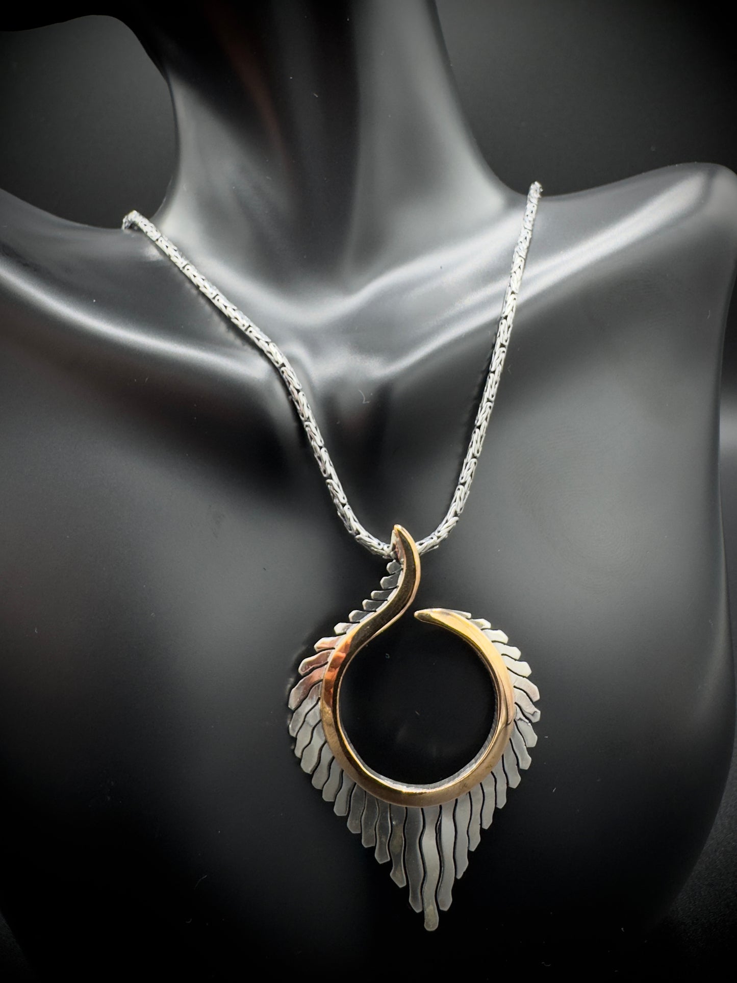 Circled Wings Pendant