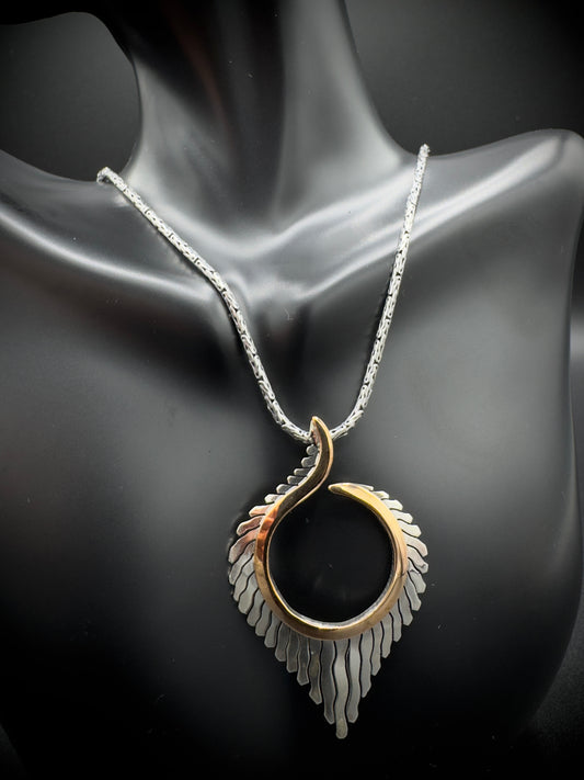 Circled Wings Pendant