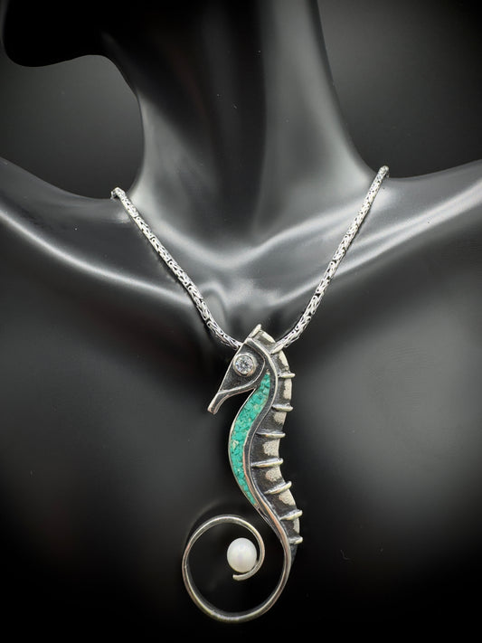 SeaHorse Pendant&Brooch