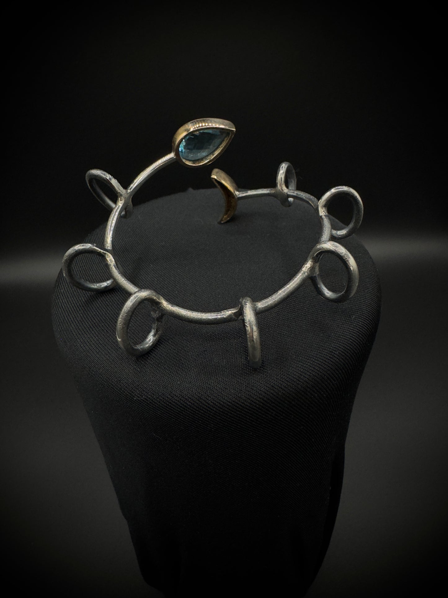 Fish Bone Bangle/ Cuff Bracelet