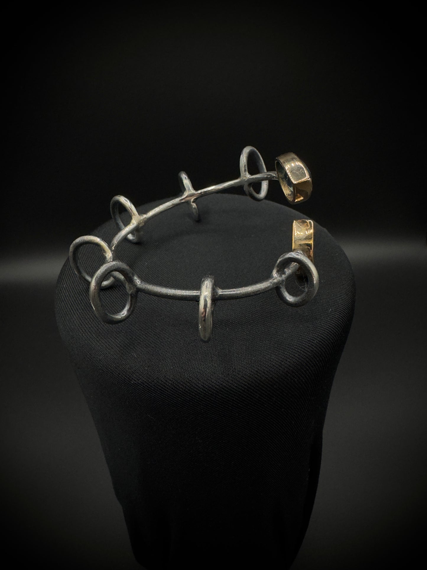 Fish Bone Bangle/ Cuff Bracelet