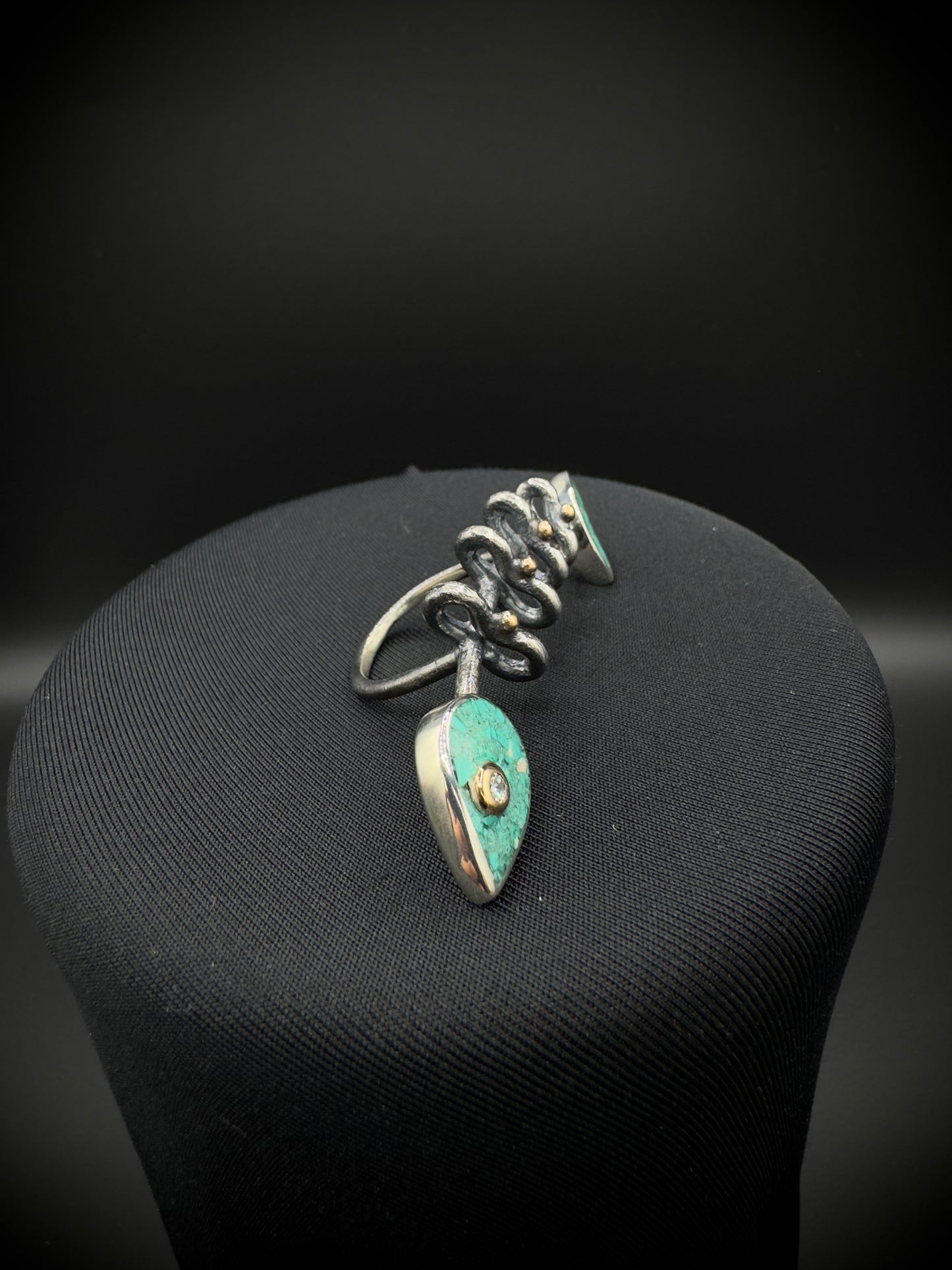 Turquoise Fish Bone