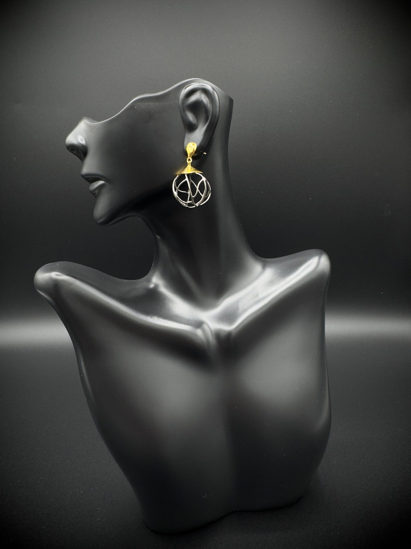 Silver Ball Cage Pendant