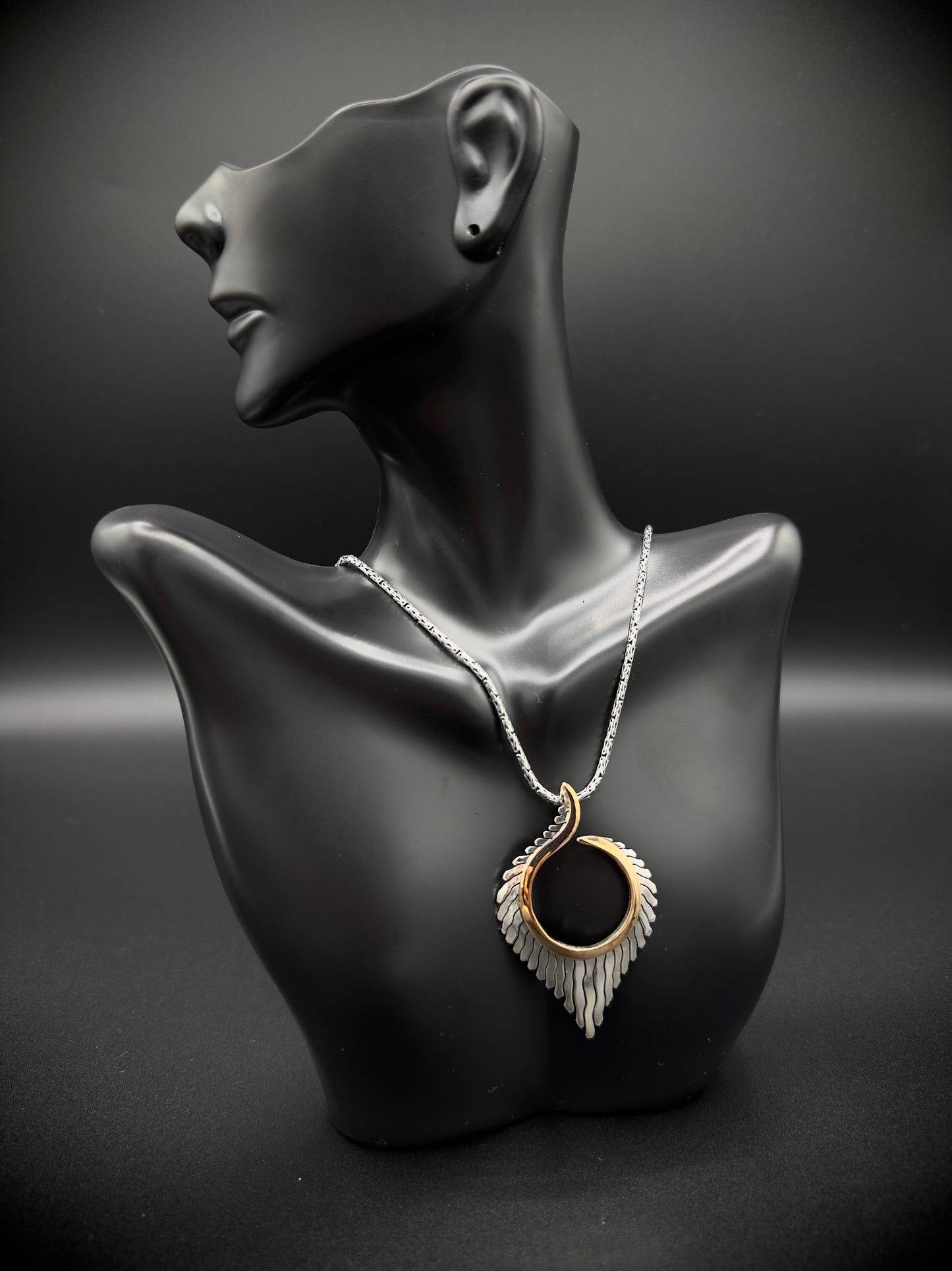 Circled Wings Pendant