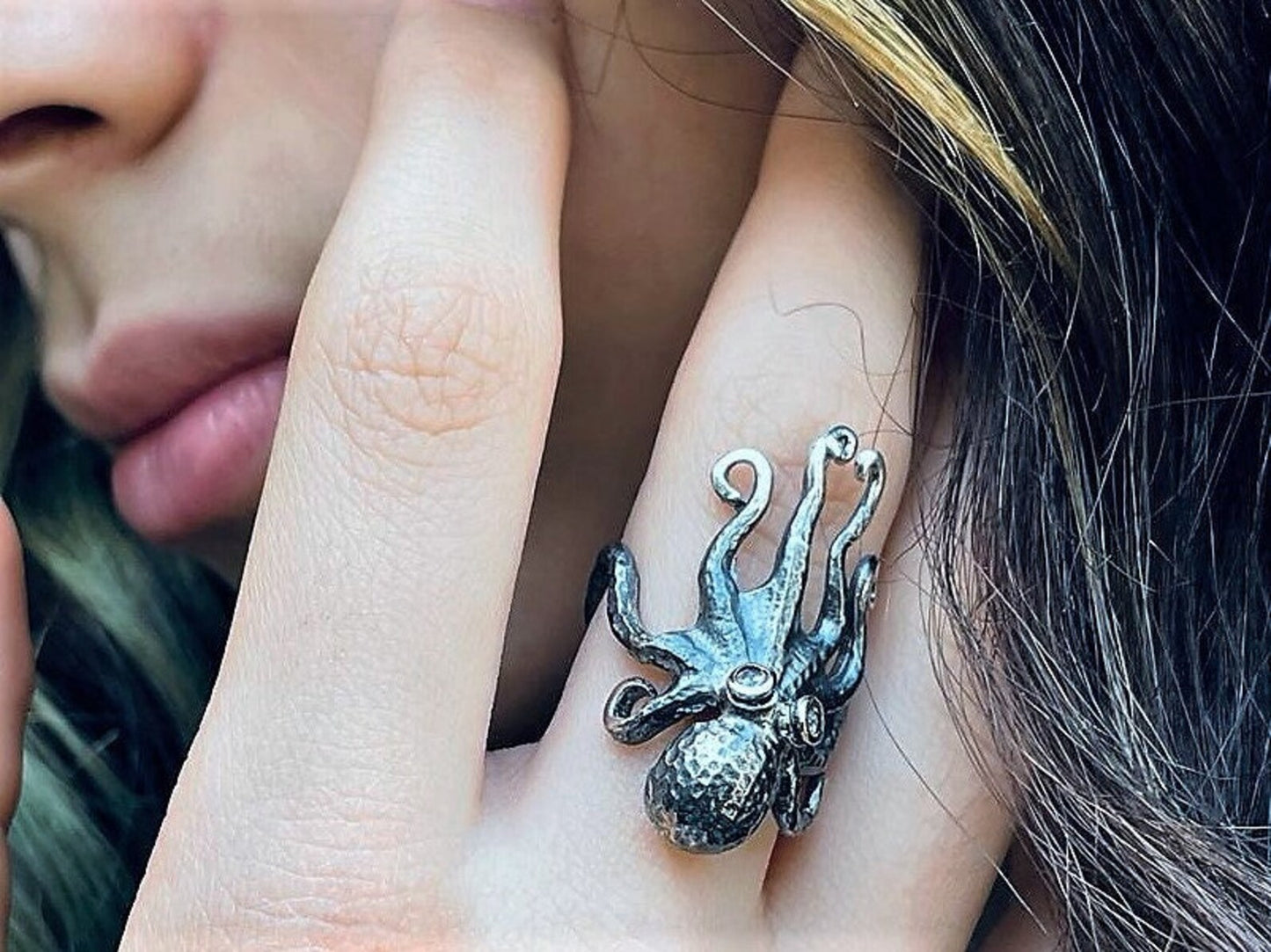 Octopus Ring Woman