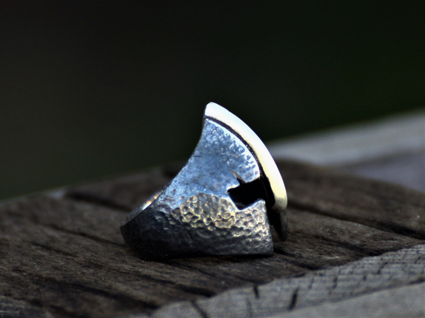 Warrior Face Mask Ring