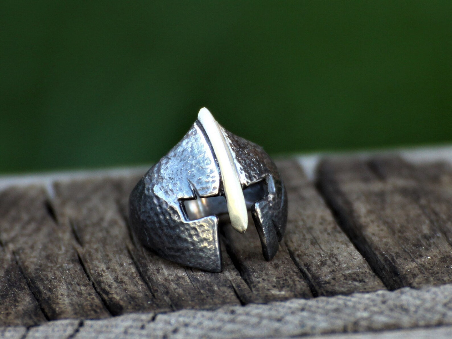 Warrior Face Mask Ring