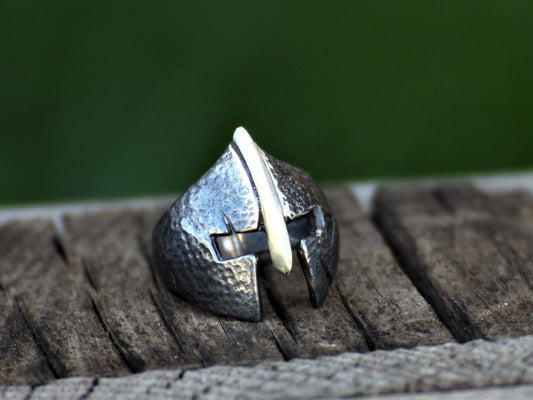 Warrior Face Mask Ring