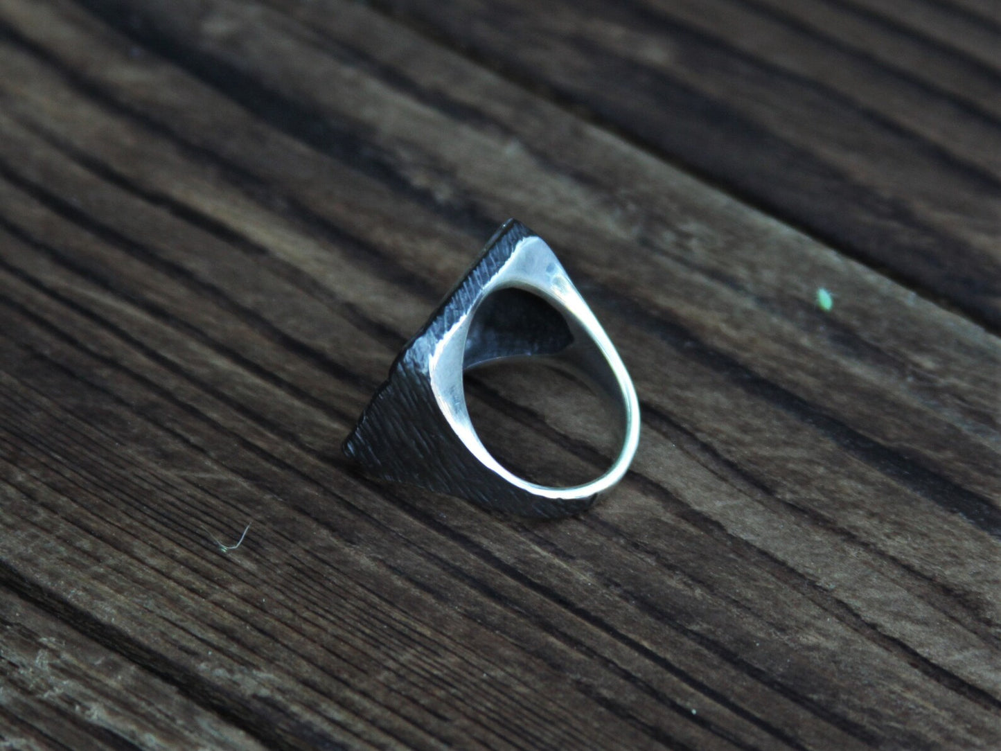 Crow Ring with Double Axes