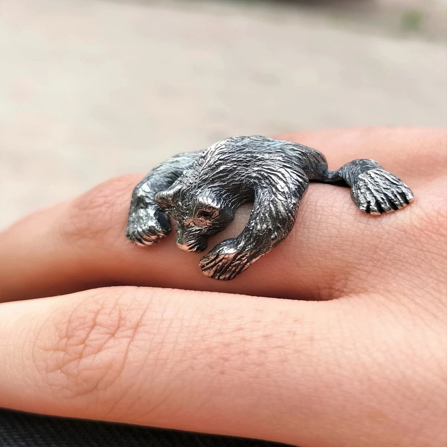 Bear Ring for Men
