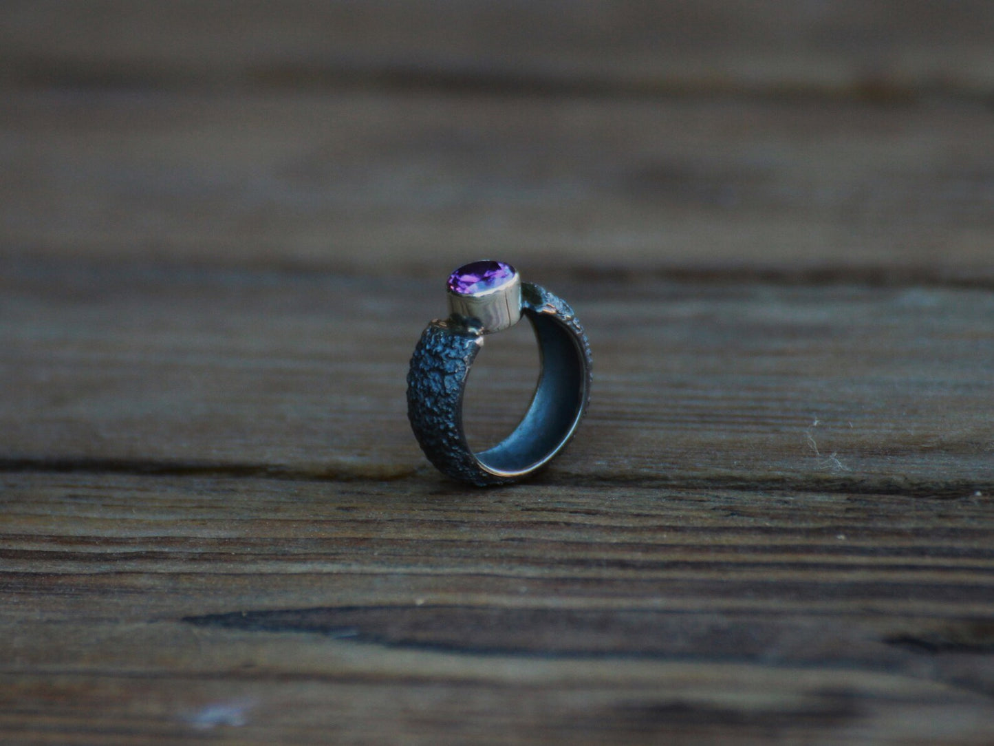 Amethyst Gemstone Ring
