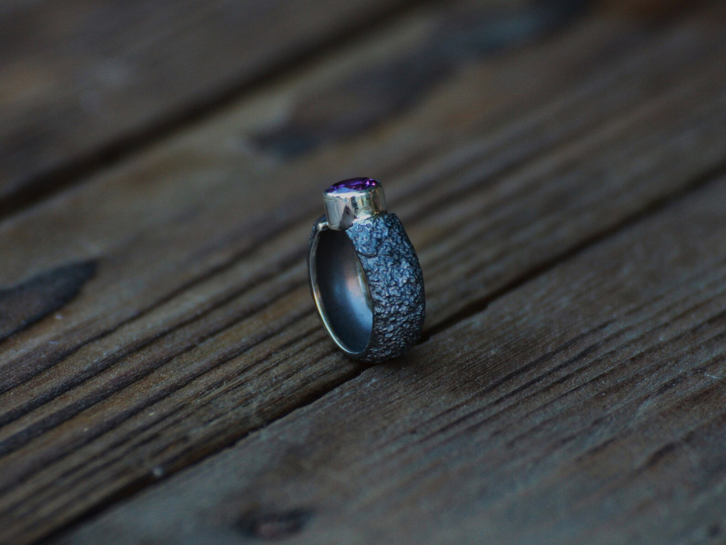 Amethyst Gemstone Ring
