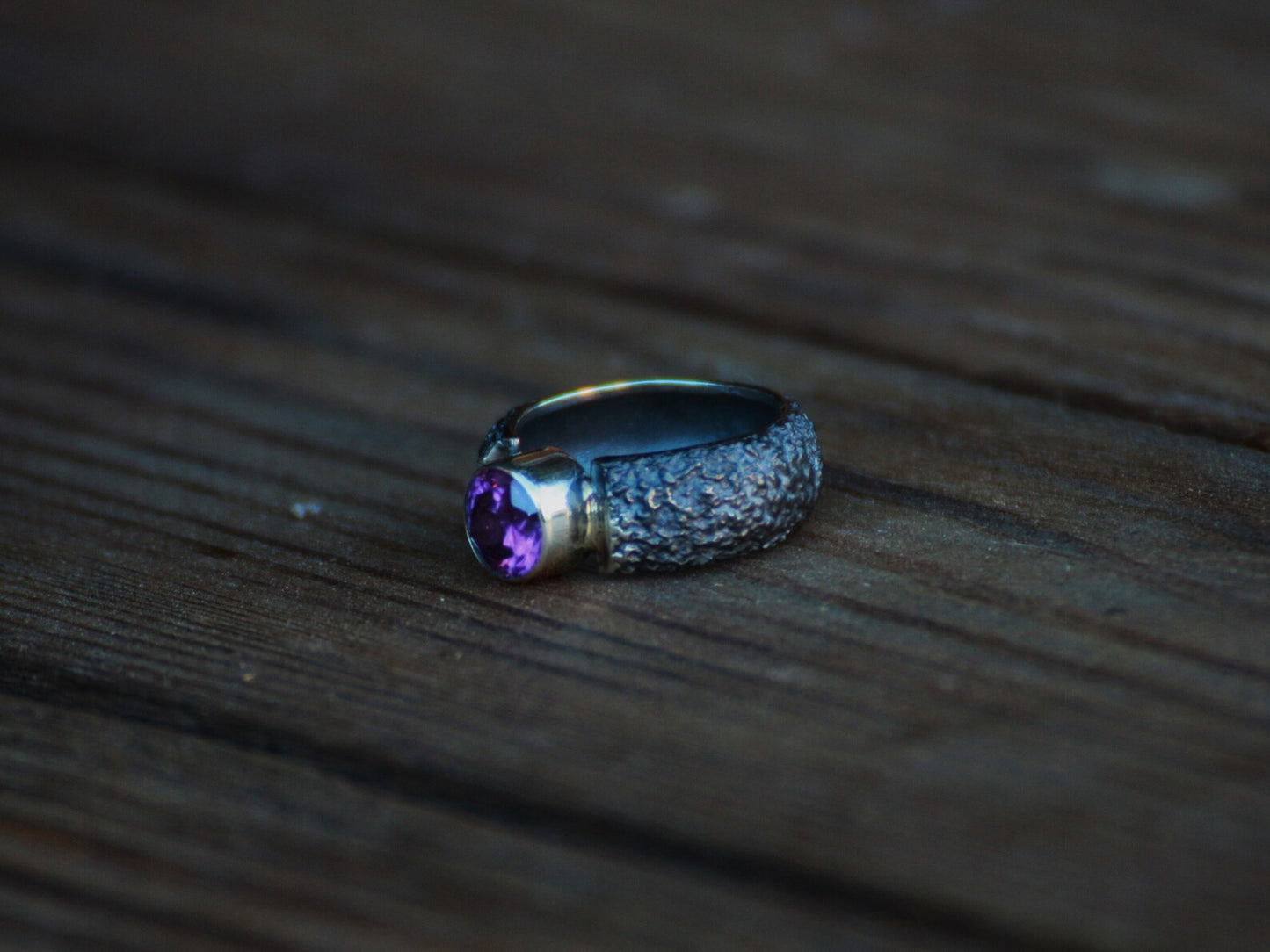 Amethyst Gemstone Ring